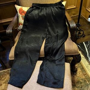 Feels like silk wide leg pants